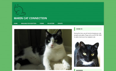 marincatconnection.org screenshot