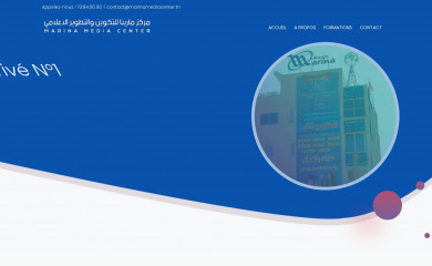 marinamediacenter.tn screenshot