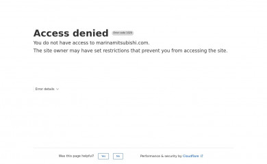 marinamitsubishi.com screenshot