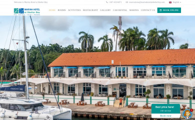 marinahotelatshelterbay.com screenshot
