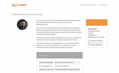 mariosteiner.de screenshot
