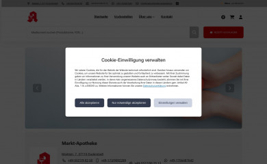 markt-apotheke-duderstadt.de screenshot