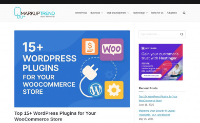 markuptrend.com screenshot