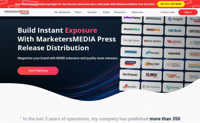 marketersmedia.com screenshot