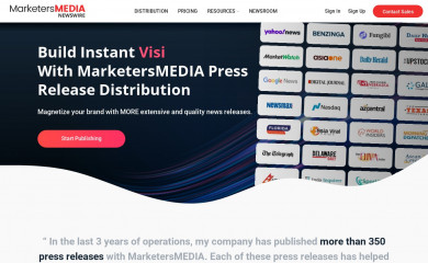 marketersmedia.com screenshot