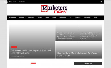 marketersnow.com screenshot