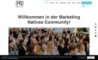 marketingnatives.at screenshot