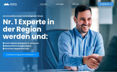 marketingfürmakler.de screenshot