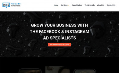marketing4everyone.com screenshot