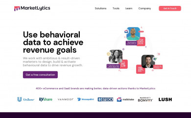 marketlytics.com screenshot