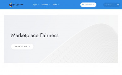 marketplacefairness.org screenshot