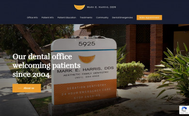 markharrisdds.com screenshot