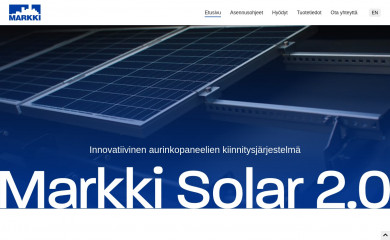 markkisolar.fi screenshot