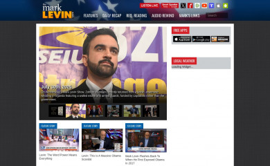 marklevinshow.com screenshot
