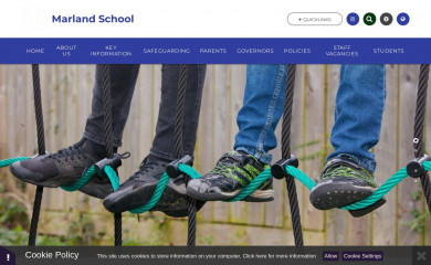 marland-school.co.uk screenshot