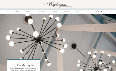 marlaynaphotography.com screenshot