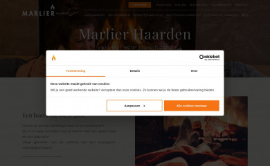 marlierhaarden.be screenshot