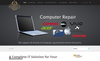 marshallscomputers.com screenshot