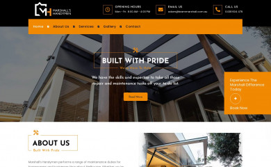 marshallshandymen.com.au screenshot
