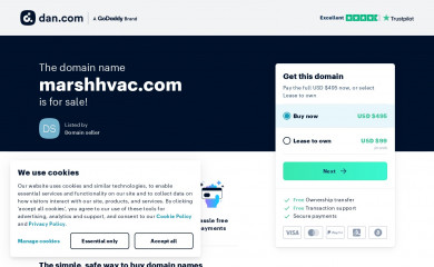 marshhvac.com screenshot