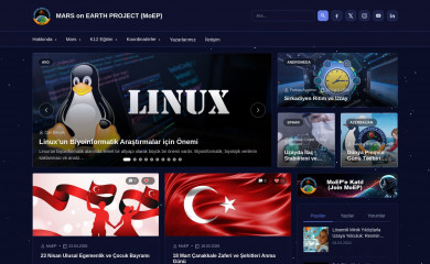 marsonearthproject.org screenshot