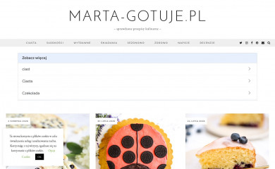 marta-gotuje.pl screenshot