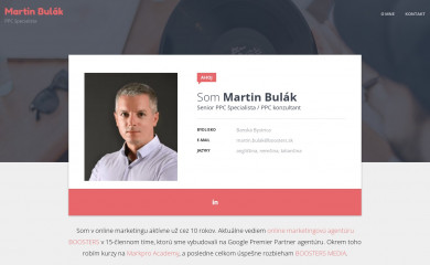 martinbulak.sk screenshot