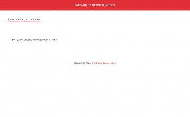 martindalecenter.com screenshot
