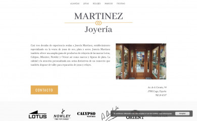 martinezjoyeria.es screenshot