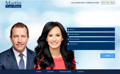 martinlawfirm.com screenshot