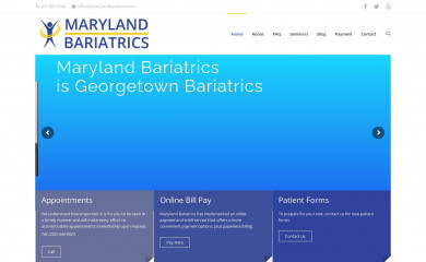 marylandbariatrics.com screenshot