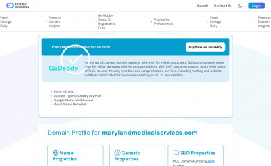 marylandmedicalservices.com screenshot