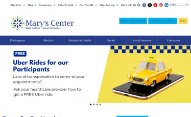 maryscenter.org screenshot