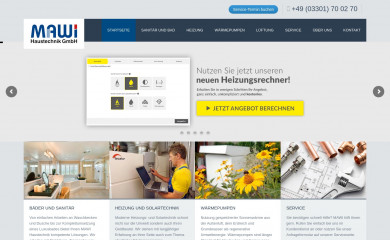 mawi-haustechnik.de screenshot