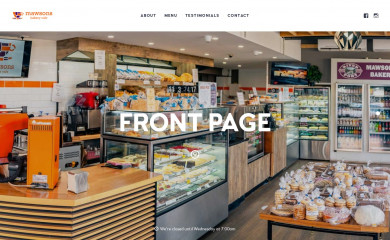 mawsonsbakerycafe.com.au screenshot