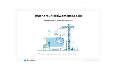 mathareunitedwomenfc.co.ke screenshot