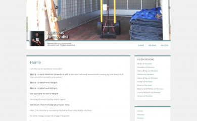 matheusremovalist.com.au screenshot