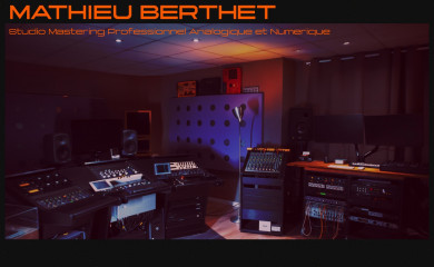 mathieuberthet.com screenshot