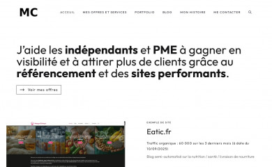 mathieuchenal.fr screenshot