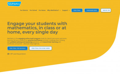 http://mathletics.com screenshot