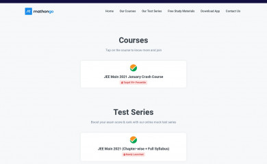 mathongo.com screenshot