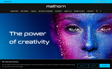 mathorn.com screenshot