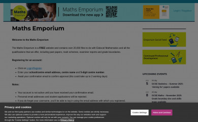 mathsemporium.com screenshot