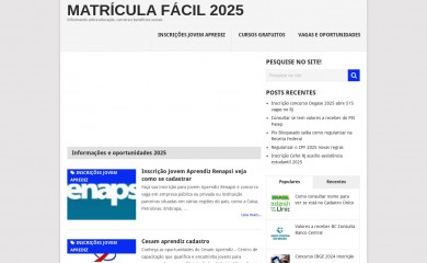 matriculafacilbr.com.br screenshot