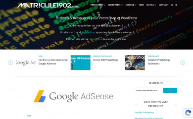 matricule1902.com screenshot