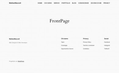 matteomazzoli.com screenshot