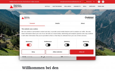 matterhornvalleyhotels.ch screenshot