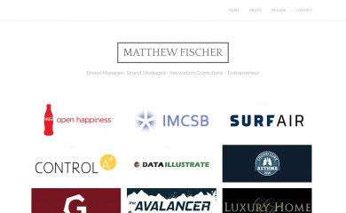 matthewefischer.com screenshot