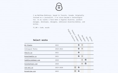 matthewmckinnon.com screenshot