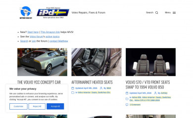 matthewsvolvosite.com screenshot